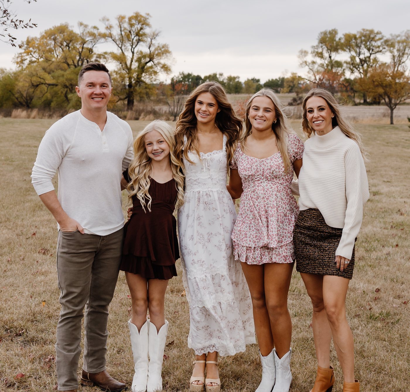 Blake Wilson with his family