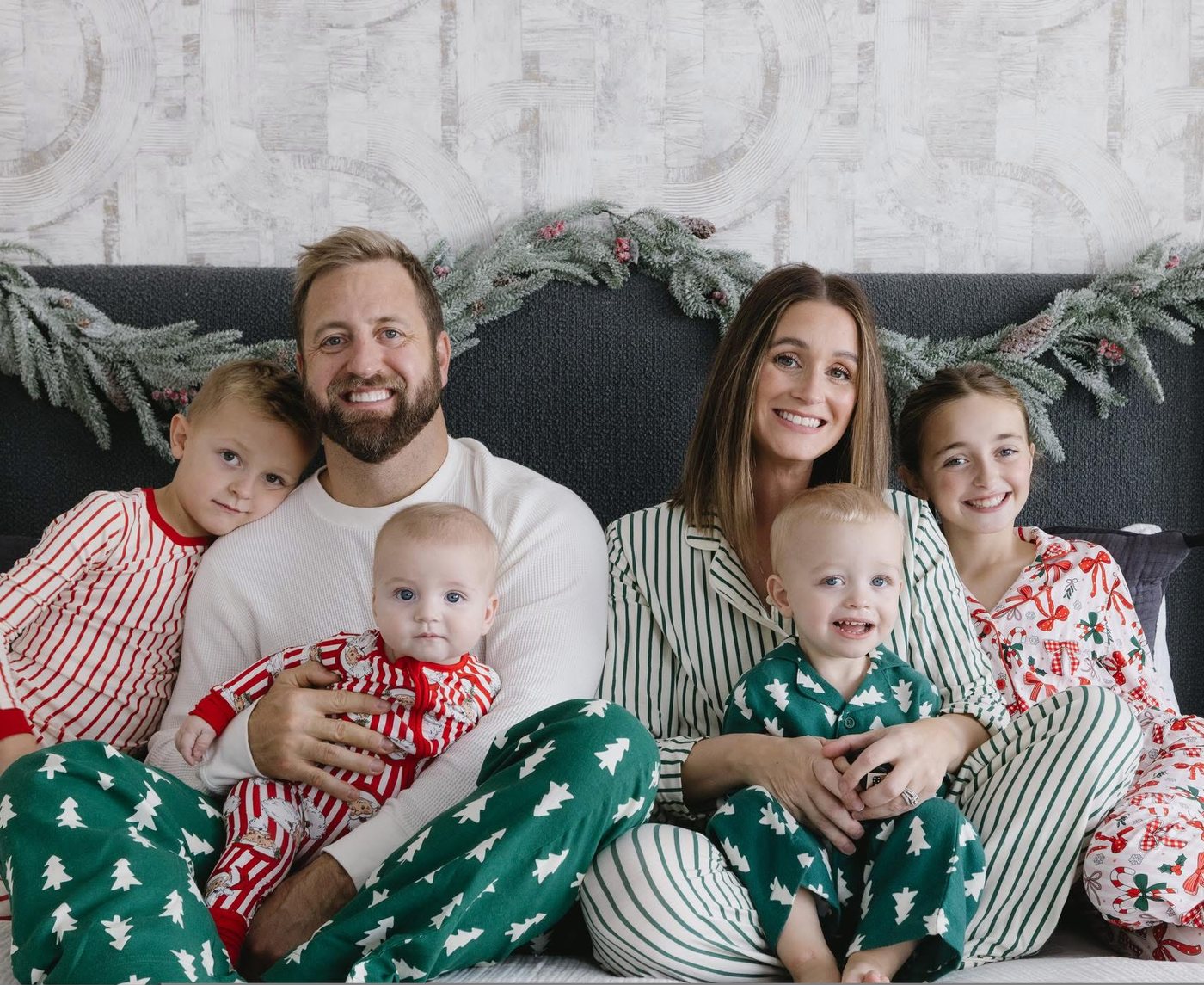 Dustin Robinson with his family