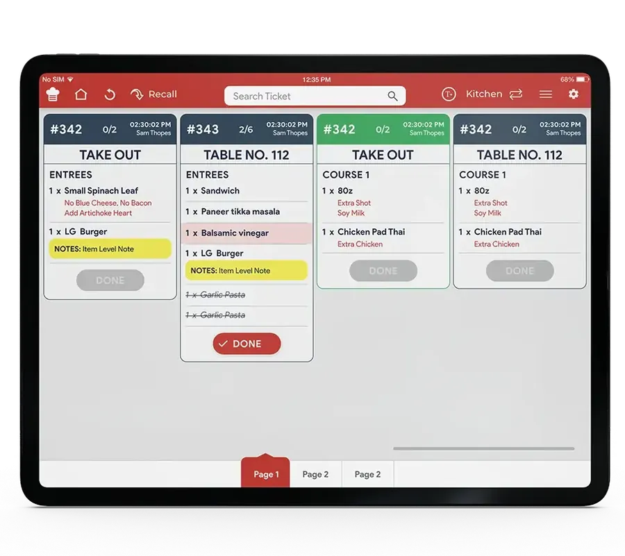 Quantic kitchen display system