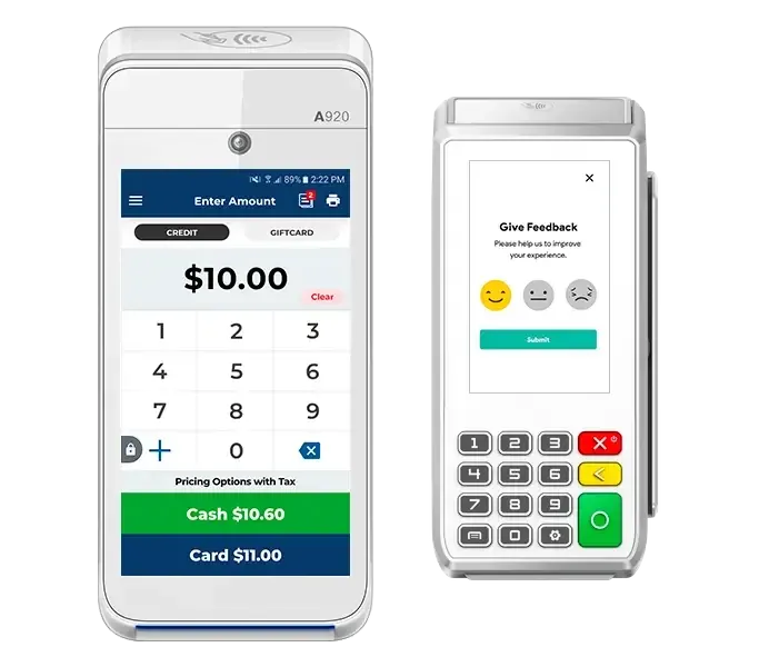 Supported Quantic payment terminal