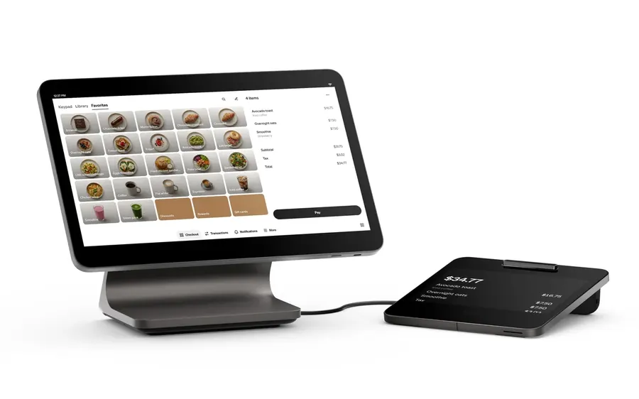 Square Register point of sale system