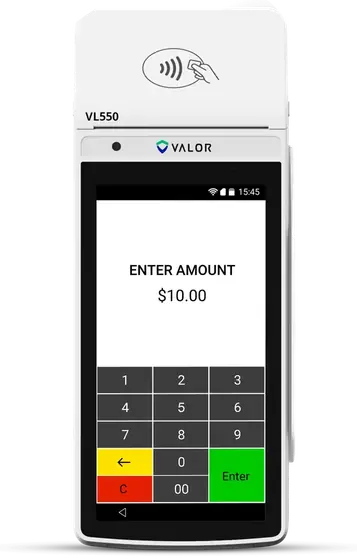 Valor VL550 portable Android payment terminal